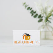 Dachfenster Windows Construction Business Card Visitenkarte (Stehend Vorderseite)