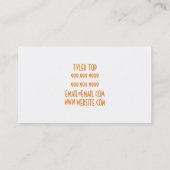 Dachfenster Windows Construction Business Card Visitenkarte (Rückseite)