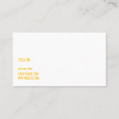 Dachfenster Windows Construction Business Card Visitenkarte (Rückseite)