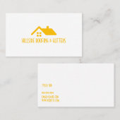 Dachfenster Windows Construction Business Card Visitenkarte (Vorne/Hinten)