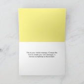 Dachgeschäft mit Name auf Company Van Card Karte (Innenseite)