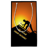 Dachgeschenktasche Kleine Geschenktüte (Rückseite)