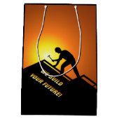 Dachgeschenktasche Mittlere Geschenktüte (Rückseite)