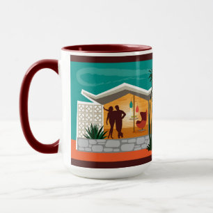 Dachgeschoss Modernes Haus 15 oz Tasse