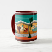 Dachgeschoss Modernes Haus 15 oz Tasse (Vorderseite Links)