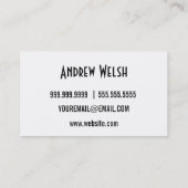 Dachgeschoss Visitenkarte (Rückseite)