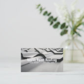 Dachgesellschaft Business Card Visitenkarte (Stehend Vorderseite)