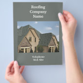 Dachgesellschaft Business Flyer (Hand)