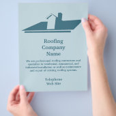 Dachgesellschaft Business Flyer (Hand)