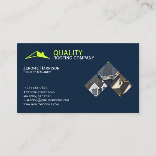 Dachgesellschaft Visitenkarte (Vorderseite)