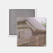Dachhaus Thatch, Rumsisker Museum, LITAUEN - Magnet (Vorderseite/Rückseite)