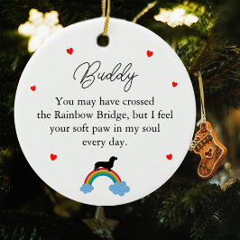 Dachhund Dog Custom Memorial Keramik Ornament