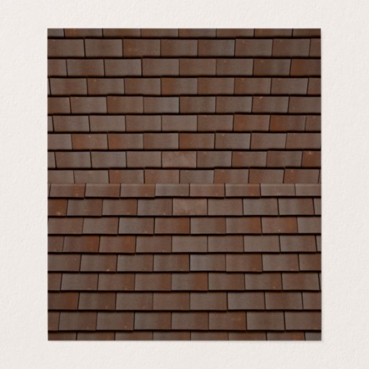 Dachklappkarte Visitenkarten (Außenseite Aufgefaltet)