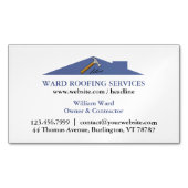 Dachkonstruktion Magnetische Visitenkarte (Vorderseite)