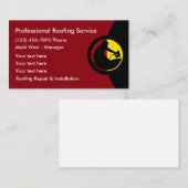 Dachkonstruktion Moderne, einzigartige Visitenkart Visitenkarte (Vorne/Hinten)