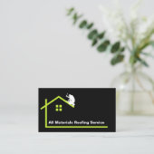 Dachkonstruktion Moderne Visitenkarten Visitenkarte (Stehend Vorderseite)