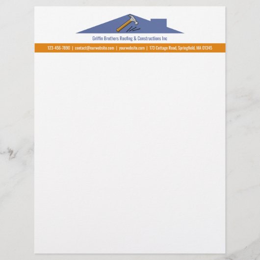 Dachkonstruktionen Briefkopf (Vorderseite)