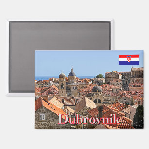 Dachlandschaft von Dubrovnik in Kroatien, Reise Magnet