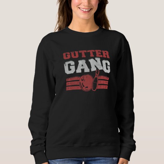 Dachrinnen-Gang Bowling   Sweatshirt (Vorderseite)