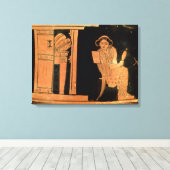 Dachrote Figur mit einer Braut, 5. Leinwanddruck (Insitu (Holzboden))