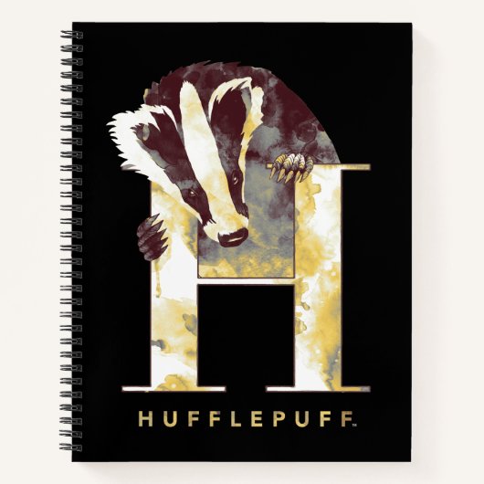 Dachs-Aquarell Harry Potters | HUFFLEPUFF™ Notizblock (Vorderseite)