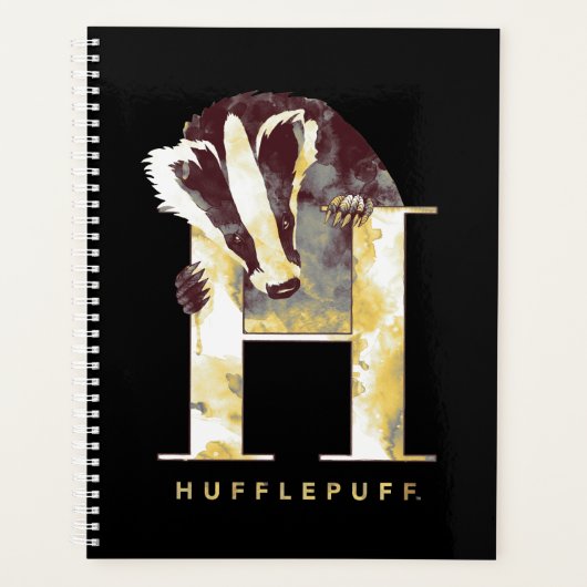 Dachs-Aquarell Harry Potters | HUFFLEPUFF™ Planer (Vorderseite)