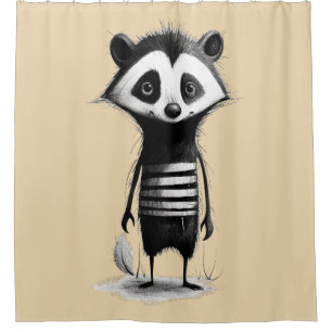 Dachs badger duschvorhang