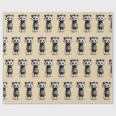 Dachs badger geschenkpapier (Flach)