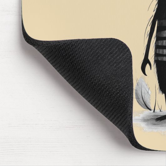 Dachs badger mousepad (Ecke)