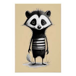 Dachs badger poster