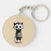 Dachs badger schlüsselanhänger (Rückseite)