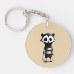 Dachs badger schlüsselanhänger