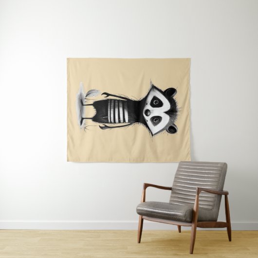 Dachs badger wandteppich (Beispiel (Horizontal))