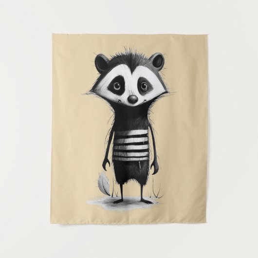 Dachs badger wandteppich (Vorderseite)