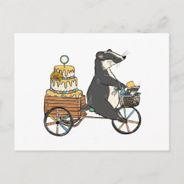 Dachs Feiertagspostkarte