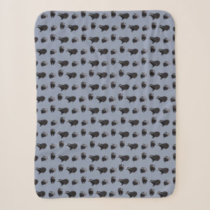 Dachs Frenzy Sherpa Decke (Blau) Sherpadecke