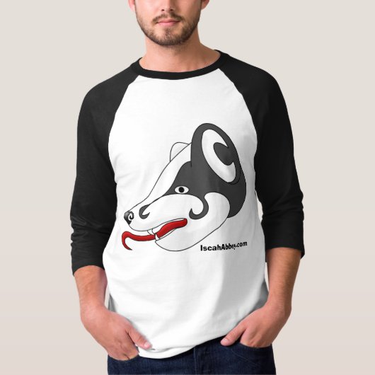 Dachs-Logo, IscahAbbey.com T-Shirt (Vorderseite)