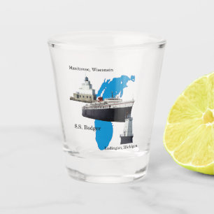 Dachs-Michigansee-Schnapsglas Schnapsglas