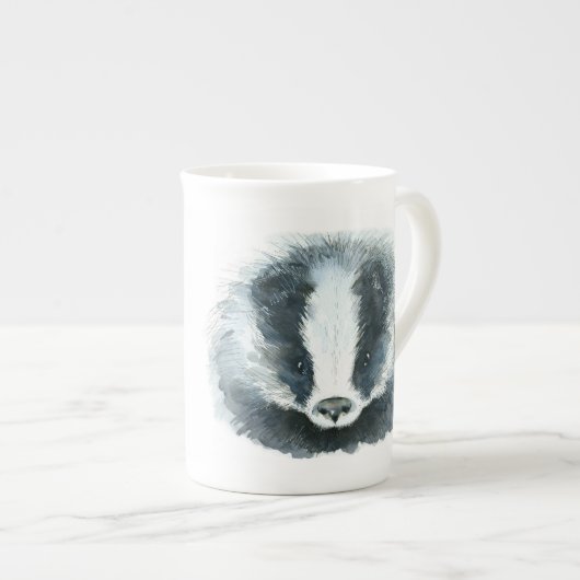 Dachs Porzellantasse (Vorderseite Rechts)