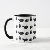 Dachs-Raserei-Tasse Tasse (Links)