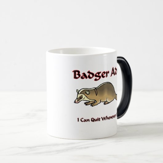 Dachs-Süchtiger Verwandlungstasse (VorderseiteRechts)