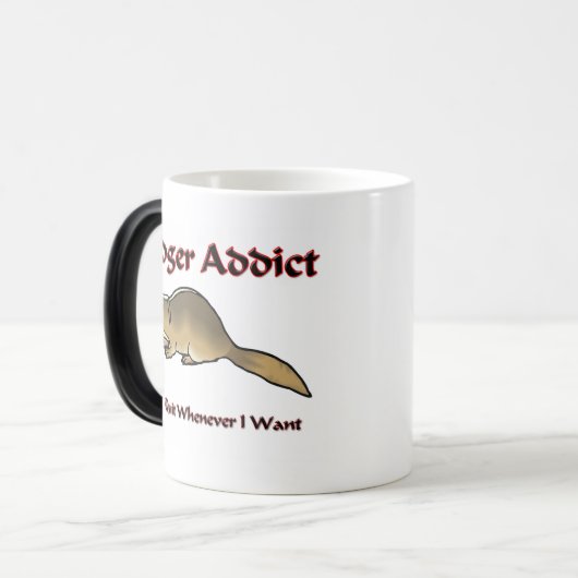 Dachs-Süchtiger Verwandlungstasse (Vorderseite Links)