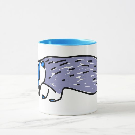 Dachs Tasse (Zentrum)