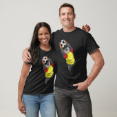 Dachs-Torhüter-Fußball T-Shirt (Unisex)