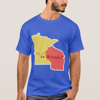 Dachs und Gophers Oversibel T-Shirt