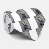 Dachs vom Wind in den Weiden Krawatte (Gerollt)