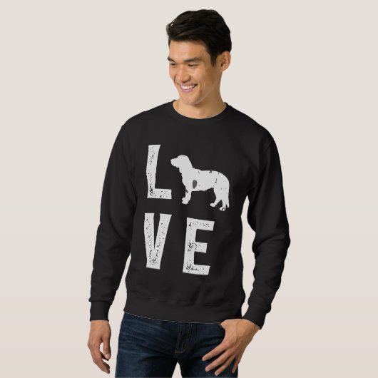 Dachsbracke Love  1 Sweatshirt (Vorne ganz)