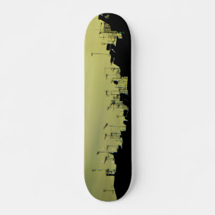 Dachschatten. Skateboard