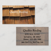 Dachschindeln Visitenkarte (Vorne/Hinten)