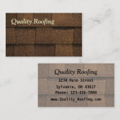 Dachschindeln Visitenkarte (Vorne/Hinten)